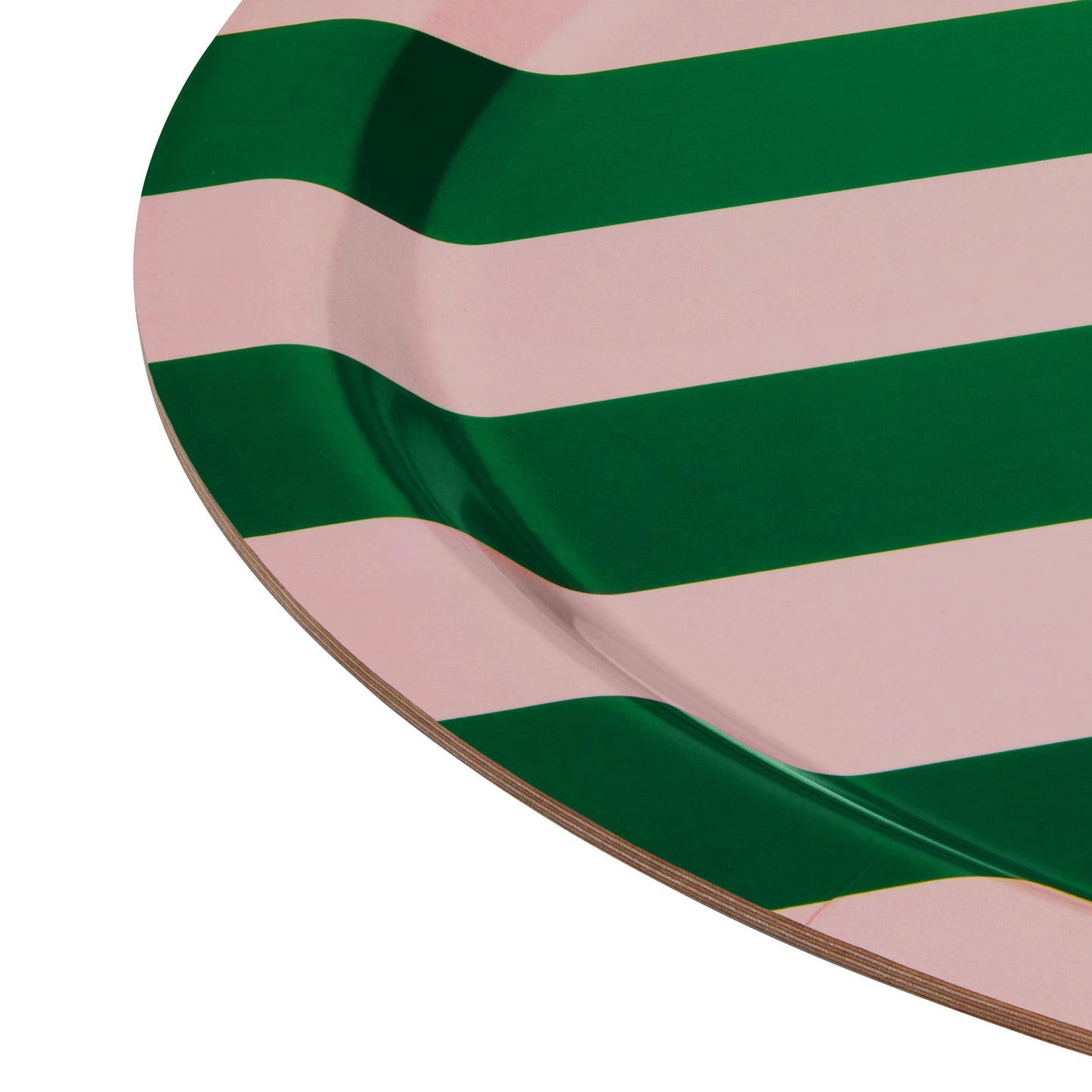 STRIPE Tableau Medium | Buche Rosa + Grün