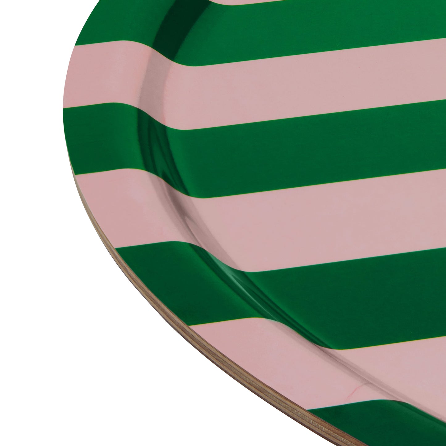 STRIPE Tableau Large | Buche Rosa + Grün