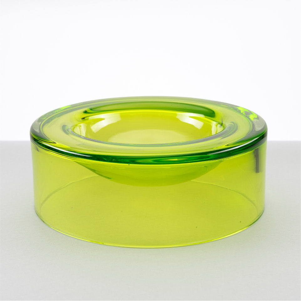 WET BOWL MEDIUM Glasschale | Limette