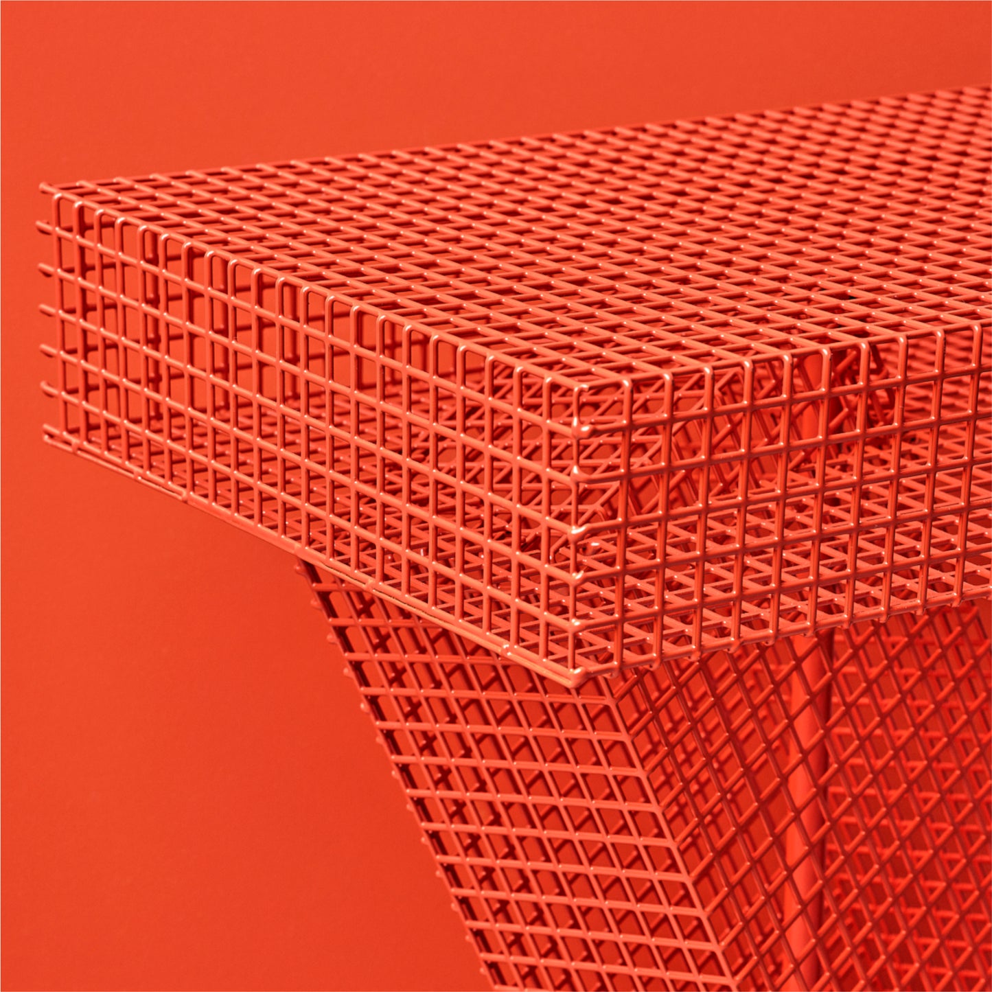 MELTING CUBES Beistelltisch | Blutorange