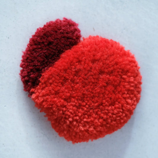 PLAY 7 Teppich Mini | Wolle Rot