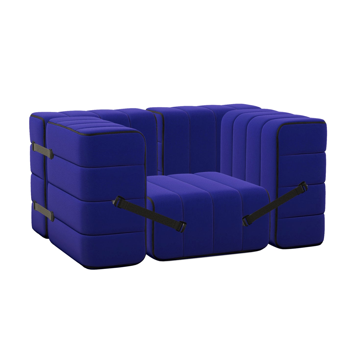 CURT 5 Sofamodule | Jet Blau