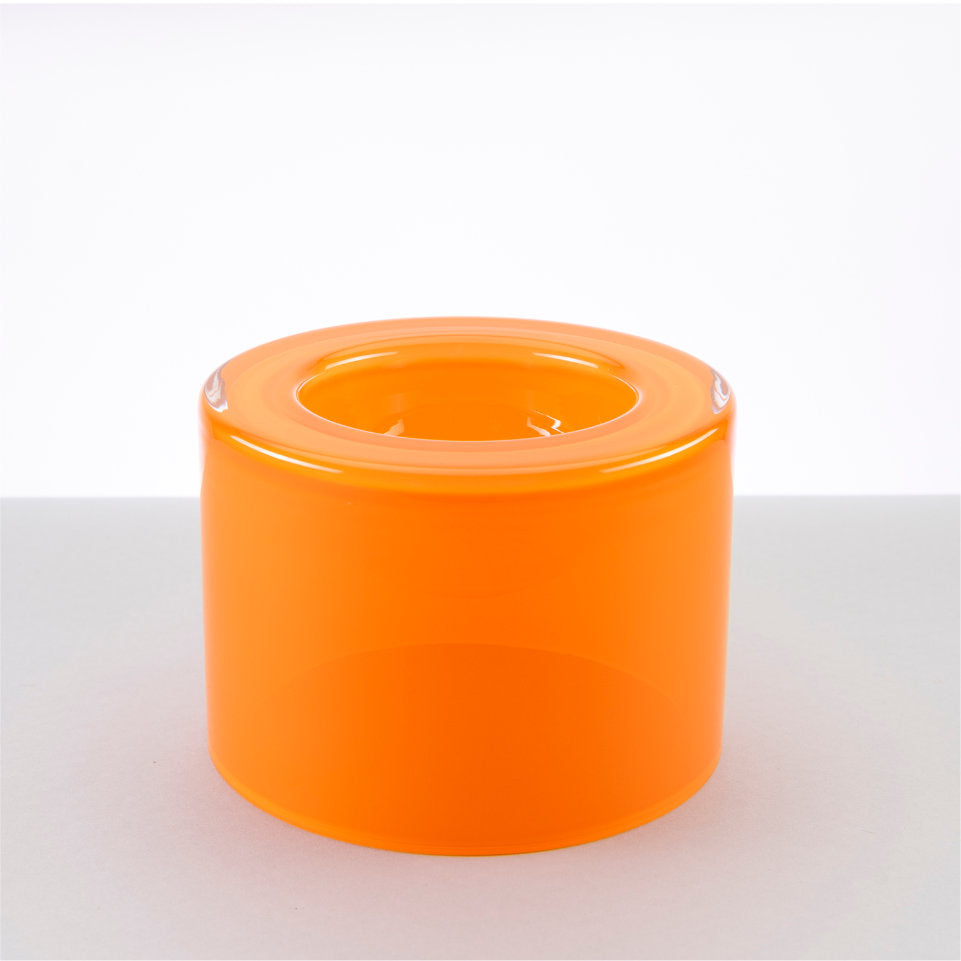 WET BOWL HIGH Glasschale | Orange