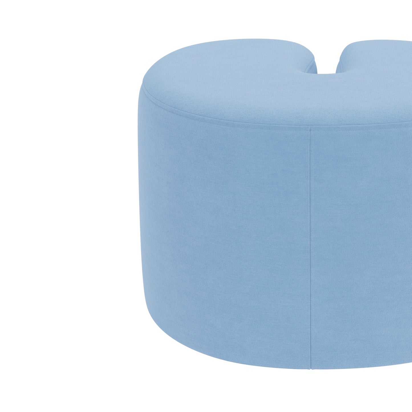 PALMA Pouf Small | Gentle Hellblau