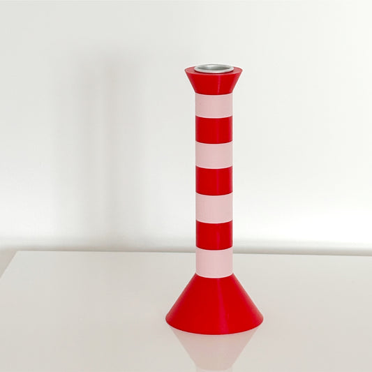 OLYMPIA Kerzenständer | Rot + Rosa