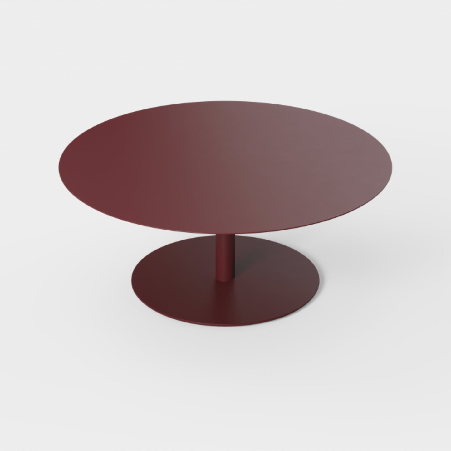 ODETTE Couchtisch | Ø 60 H 42 | Wine Rot