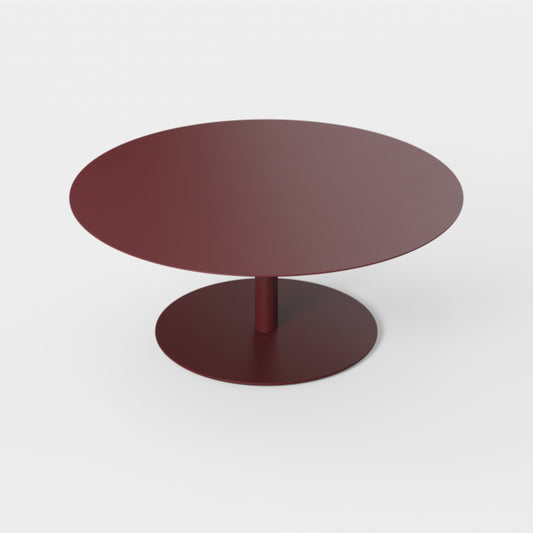 ODETTE Couchtisch | Ø 60 H 42 | Wine Rot
