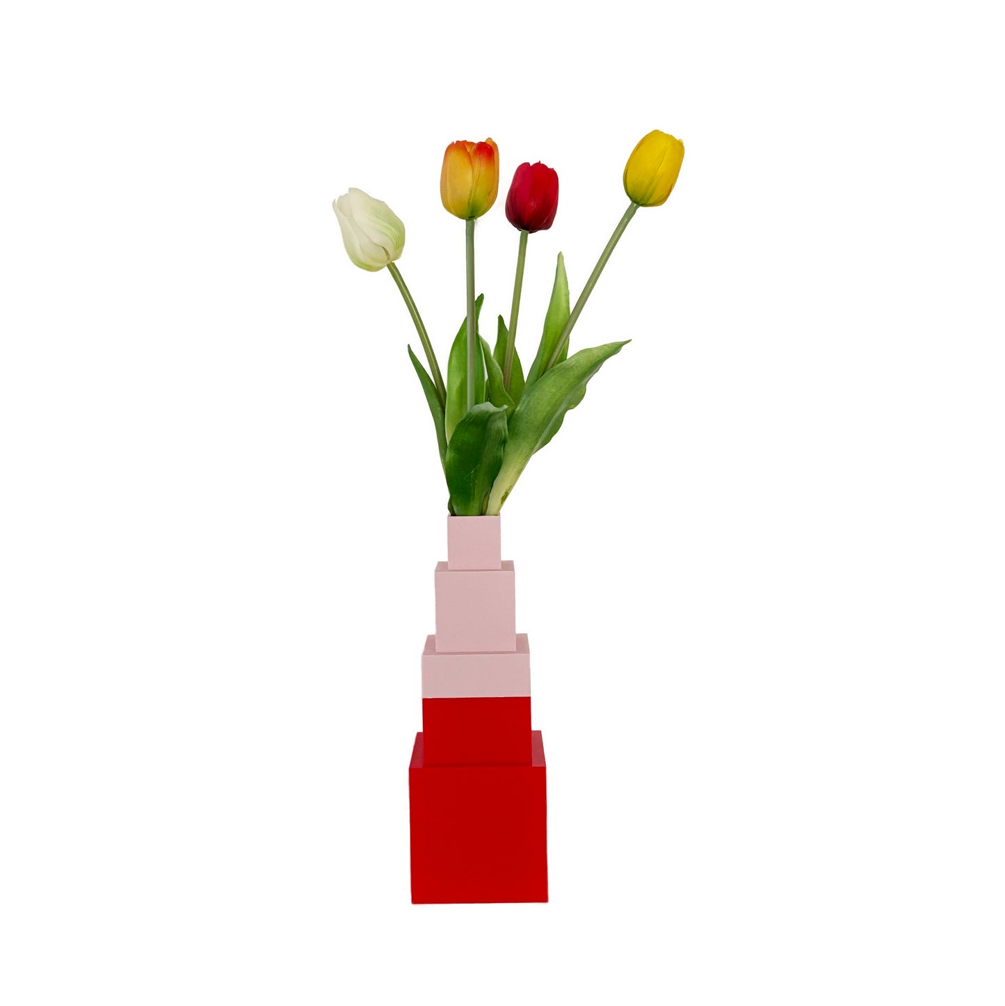 ARES Vase | Rot + Rosa
