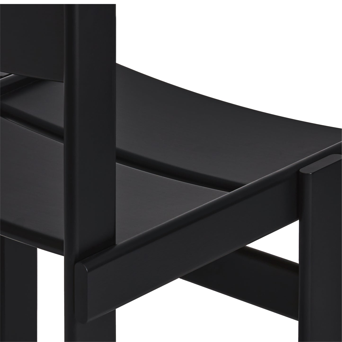 BULLNOSE Stuhl | Buche Stained Schwarz