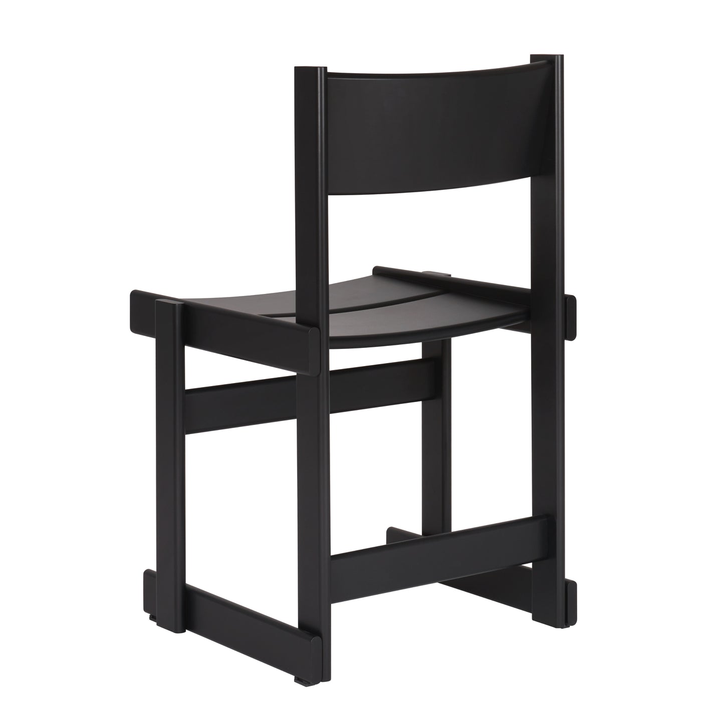 BULLNOSE Stuhl | Buche Stained Schwarz