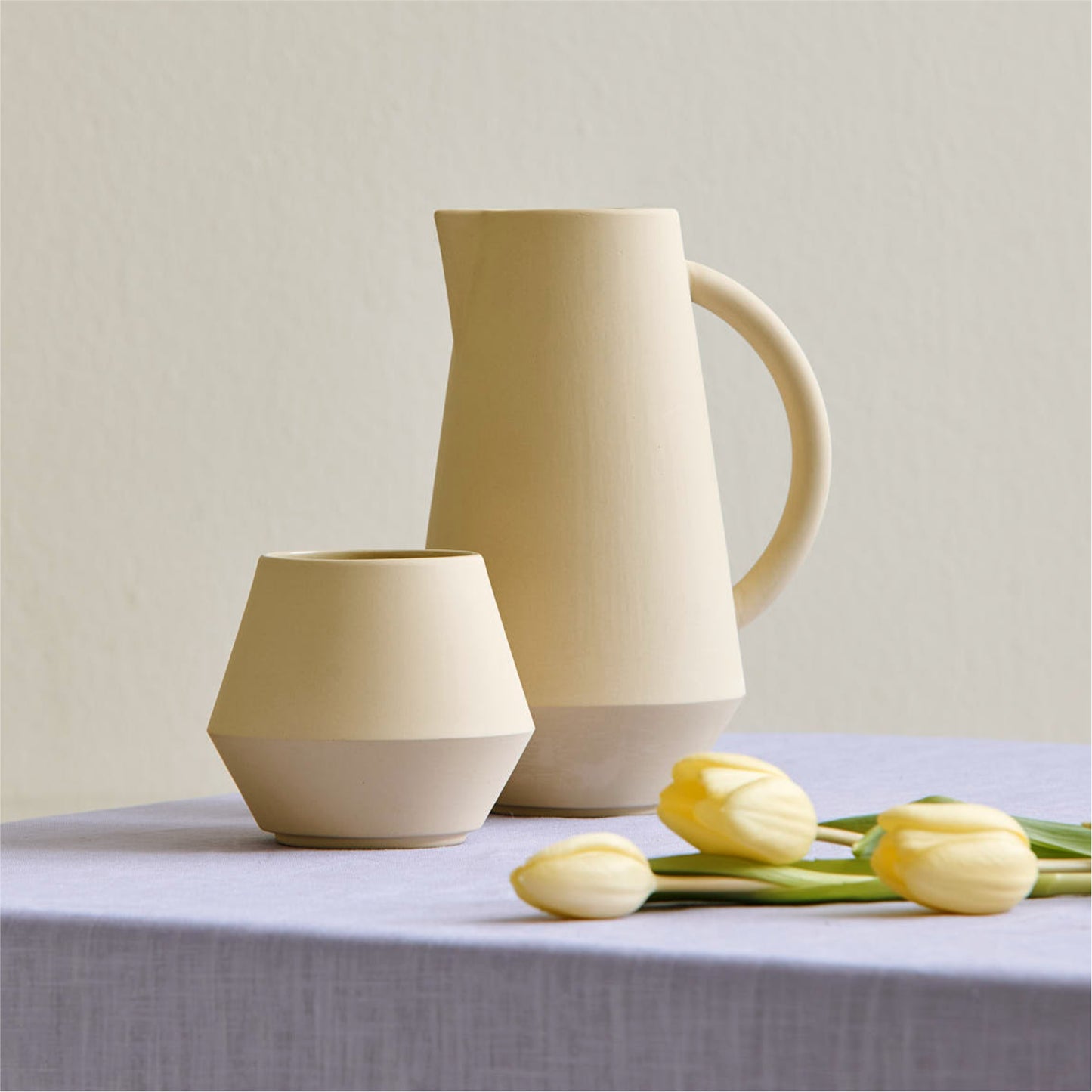 UNISON Karaffe | Keramik Gelb