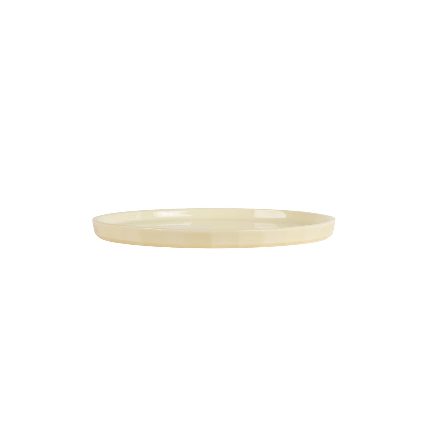FACET Teller | Porzellan Lemon Gelb