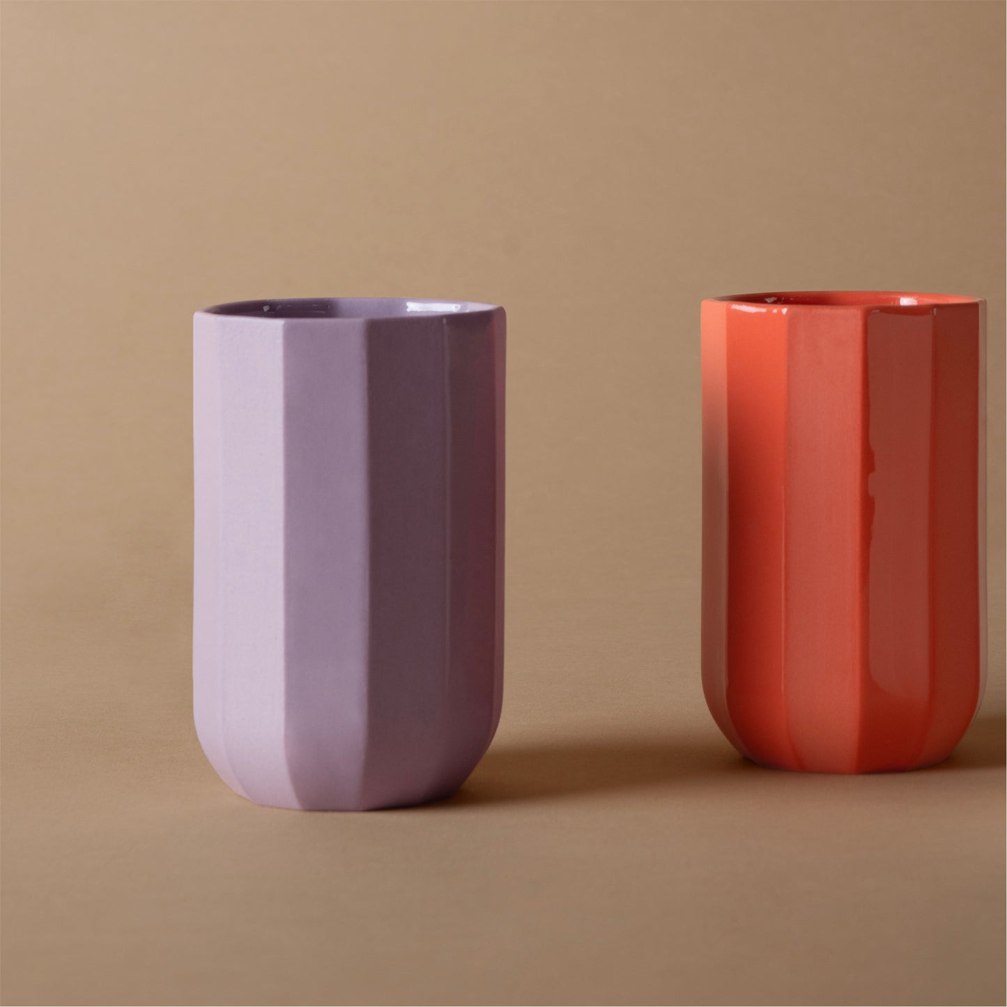 FACET Becher | Porzellan Lavender Lila
