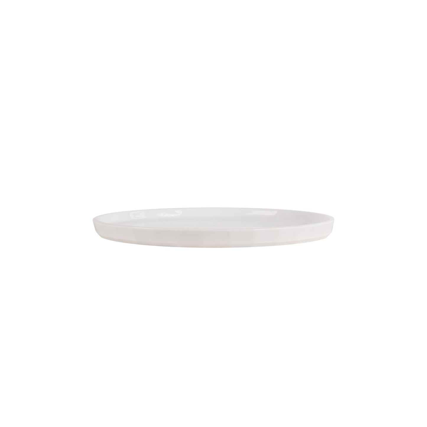 FACET Teller | Porzellan Cotton Weiss