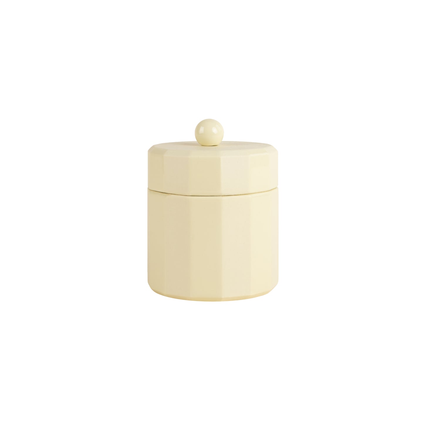 FACET Zuckerdose | Porzellan Lemon Gelb