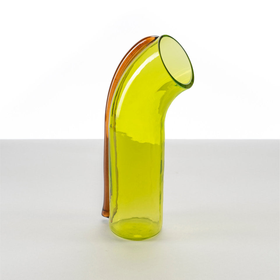 NESSIE Karaffe | Limette + Braun