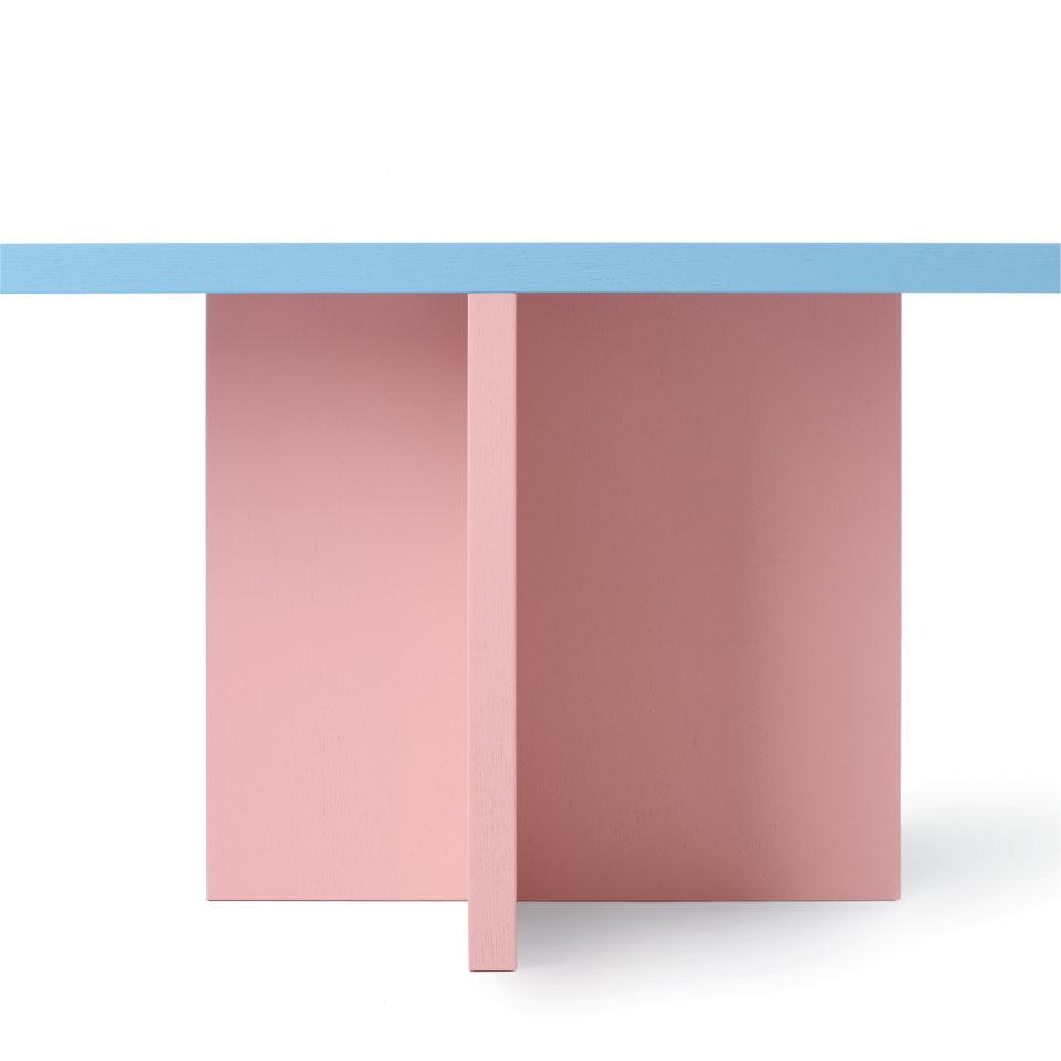 ELIO Esstisch 320 | Rosa + Pastellblau