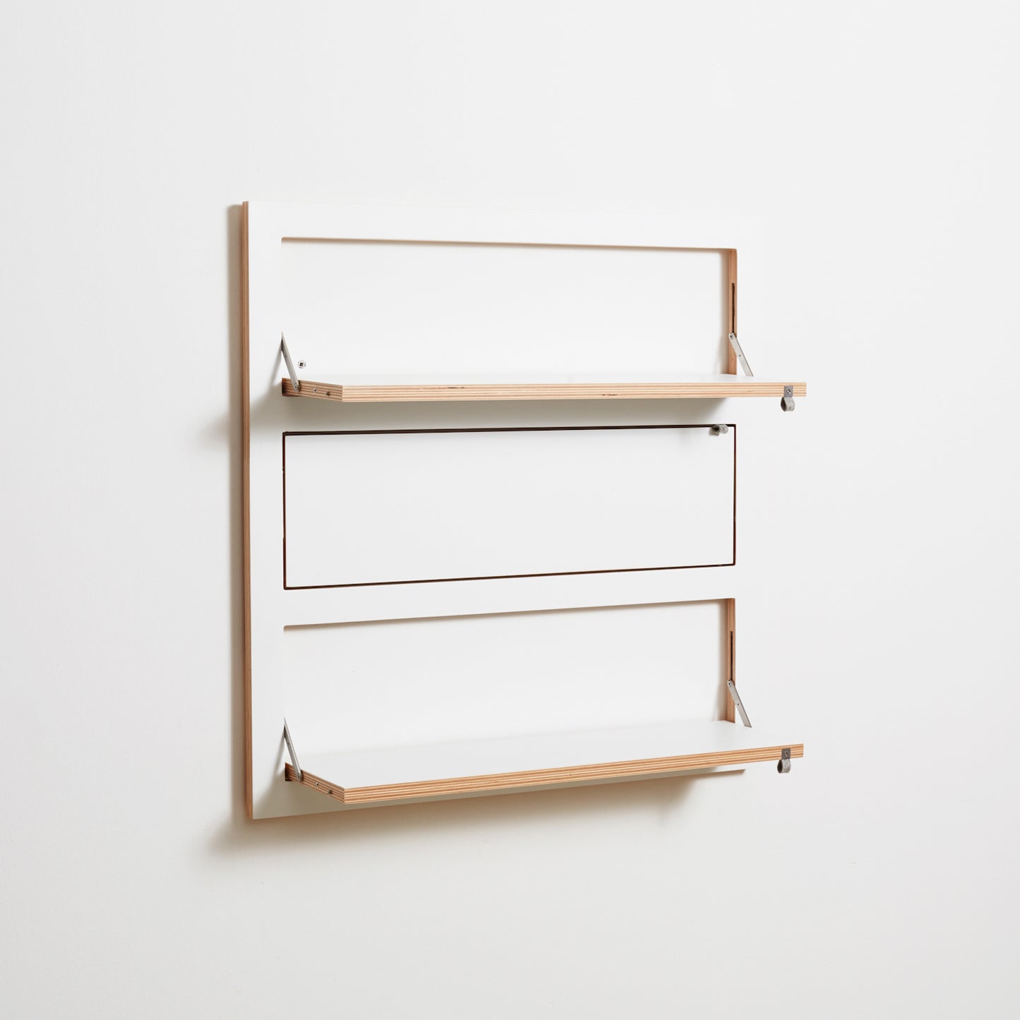 FLÄPPS Regal 80x80 Drei | Weiß