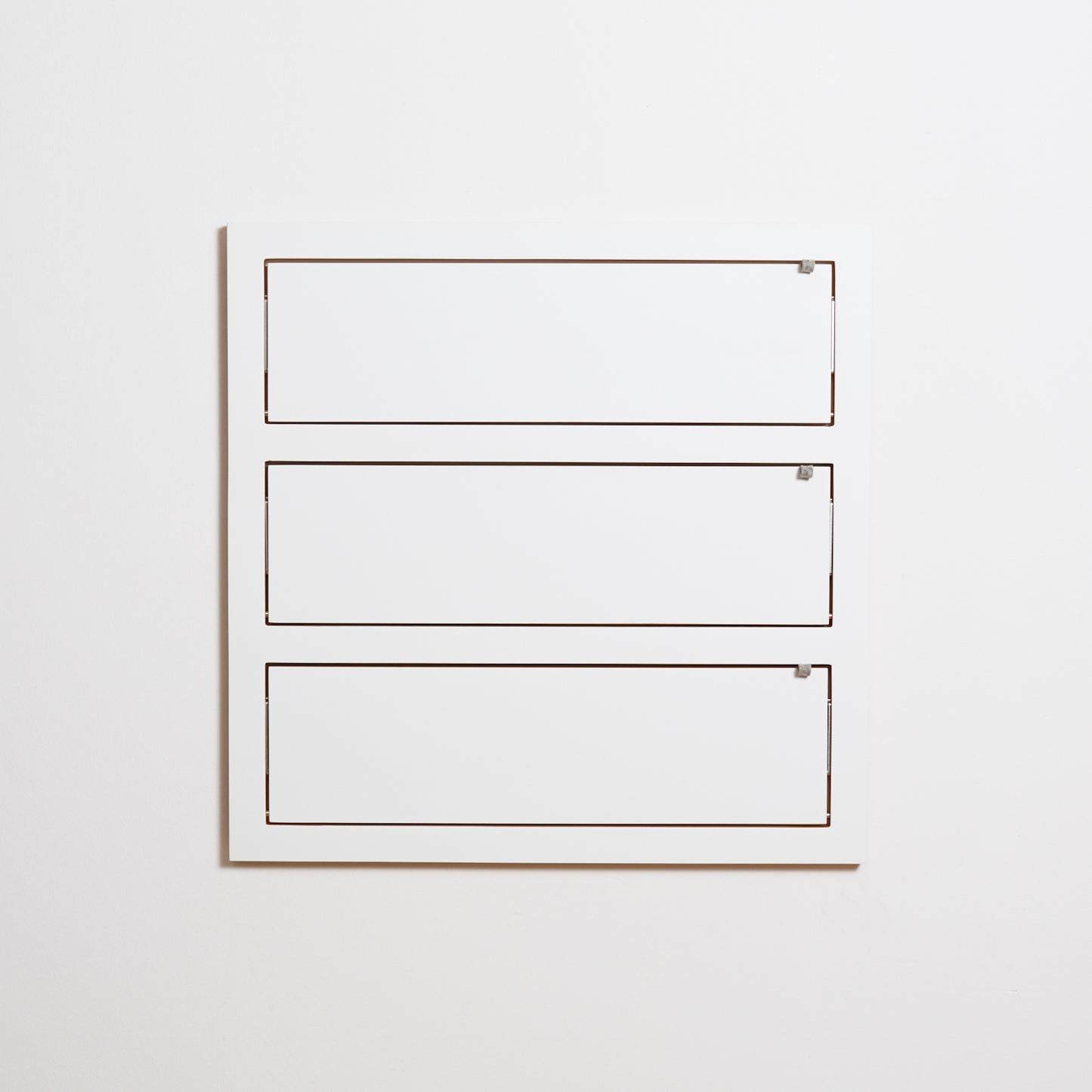 FLÄPPS Regal 80x80 Drei | Weiß