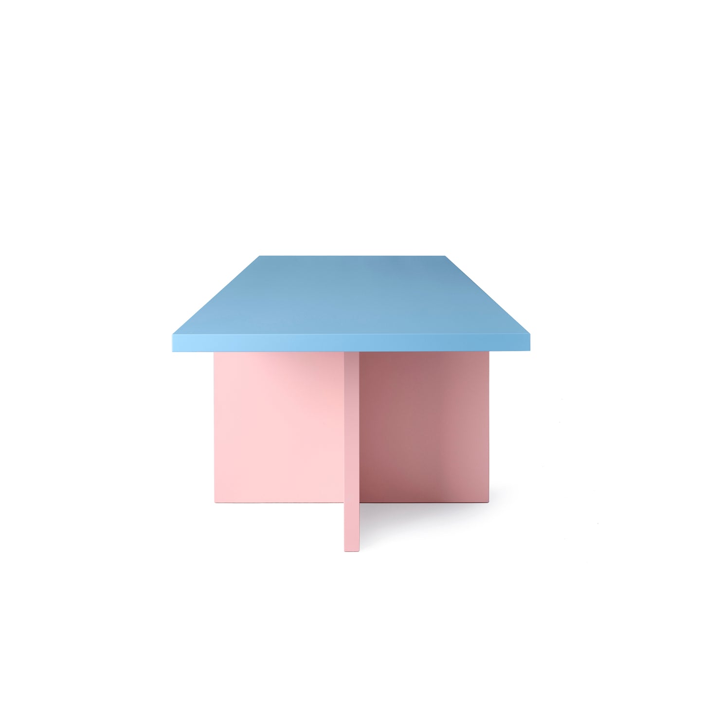 ELIO Esstisch 250 | Rosa + Pastellblau