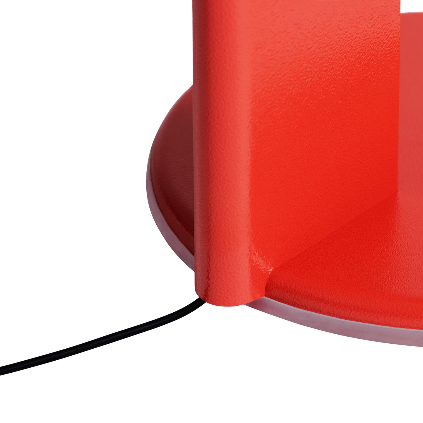 LOLLY Beistelltisch | Leatherette Traffic Rot