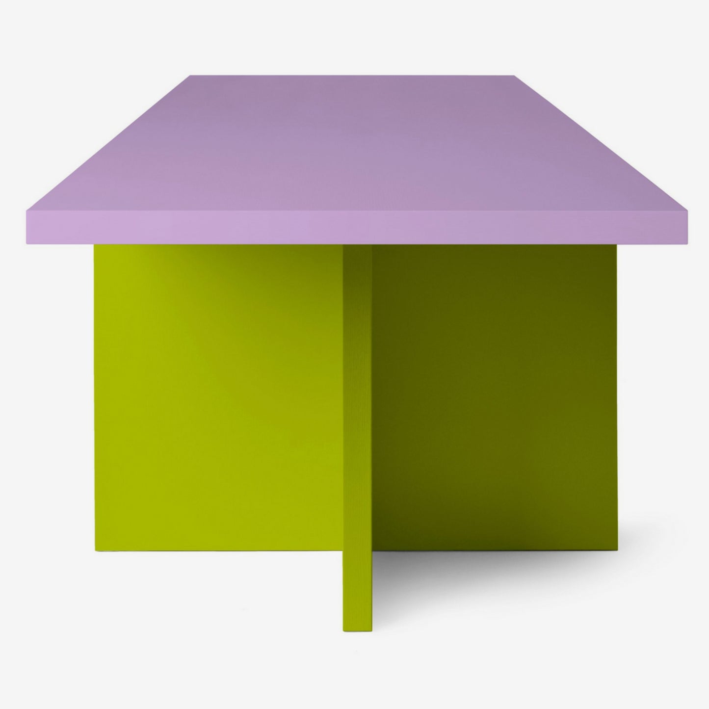 ELIO Esstisch 250 | Lavendel + Gelbgrün