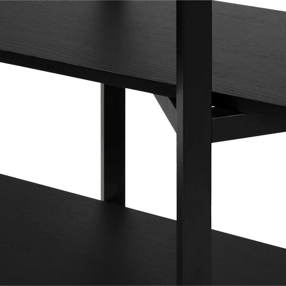 ZIG ZAG HIGH Regal | Schwarz