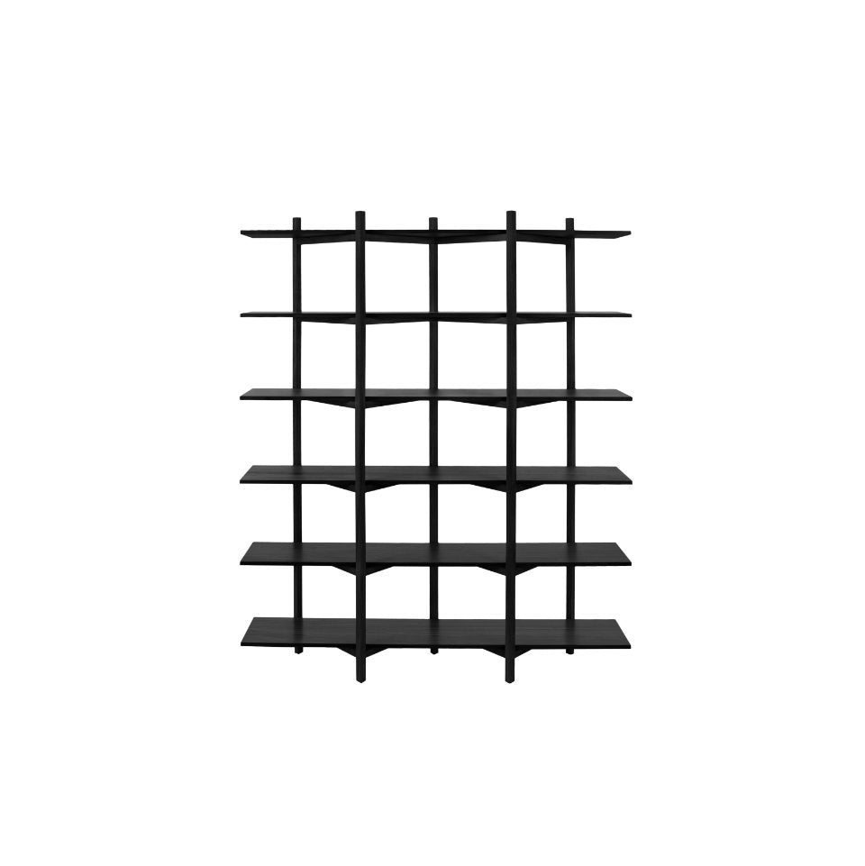 ZIG ZAG HIGH Regal | Schwarz