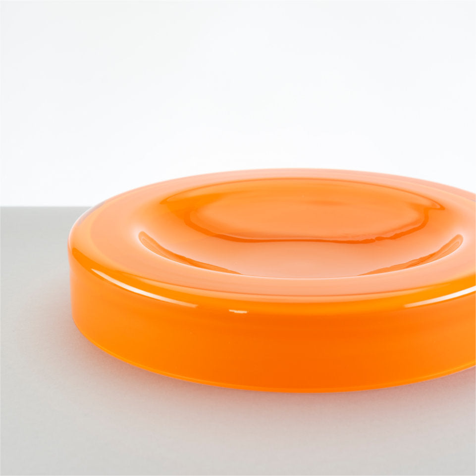 WET BOWL BIG Glasschale | Orange