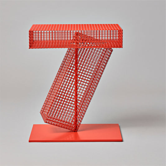 MELTING CUBES Beistelltisch | Blutorange
