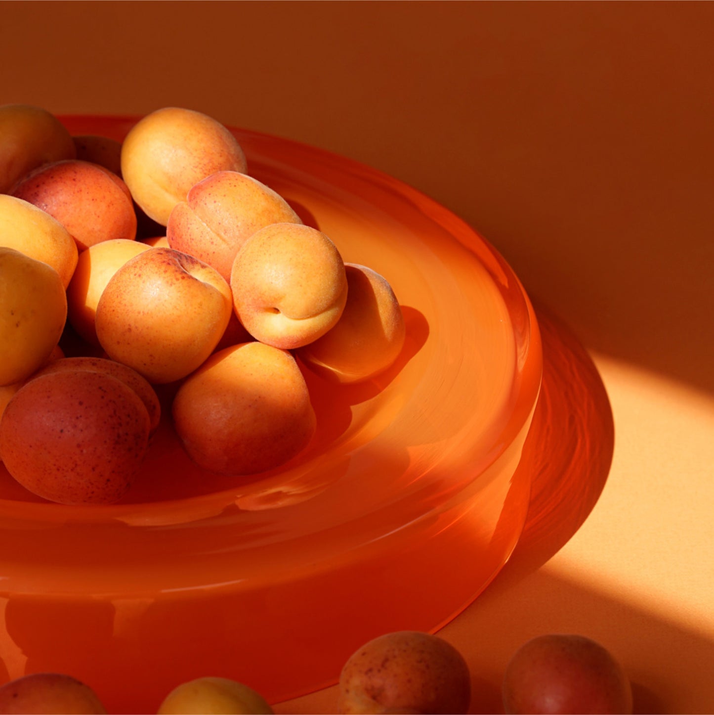 WET BOWL BIG Glasschale | Orange