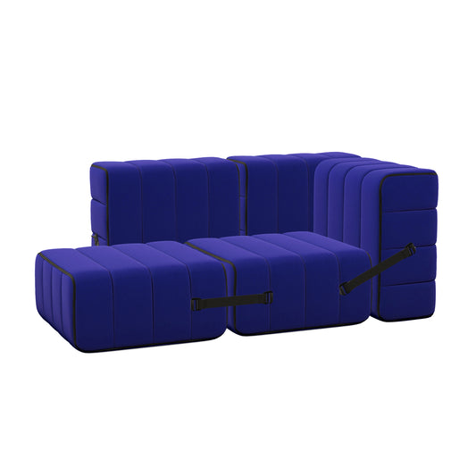 CURT 5 Sofamodule | Jet Blau