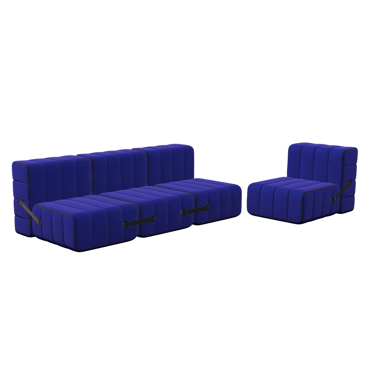 CURT 8 Sofamodule | Jet Blau
