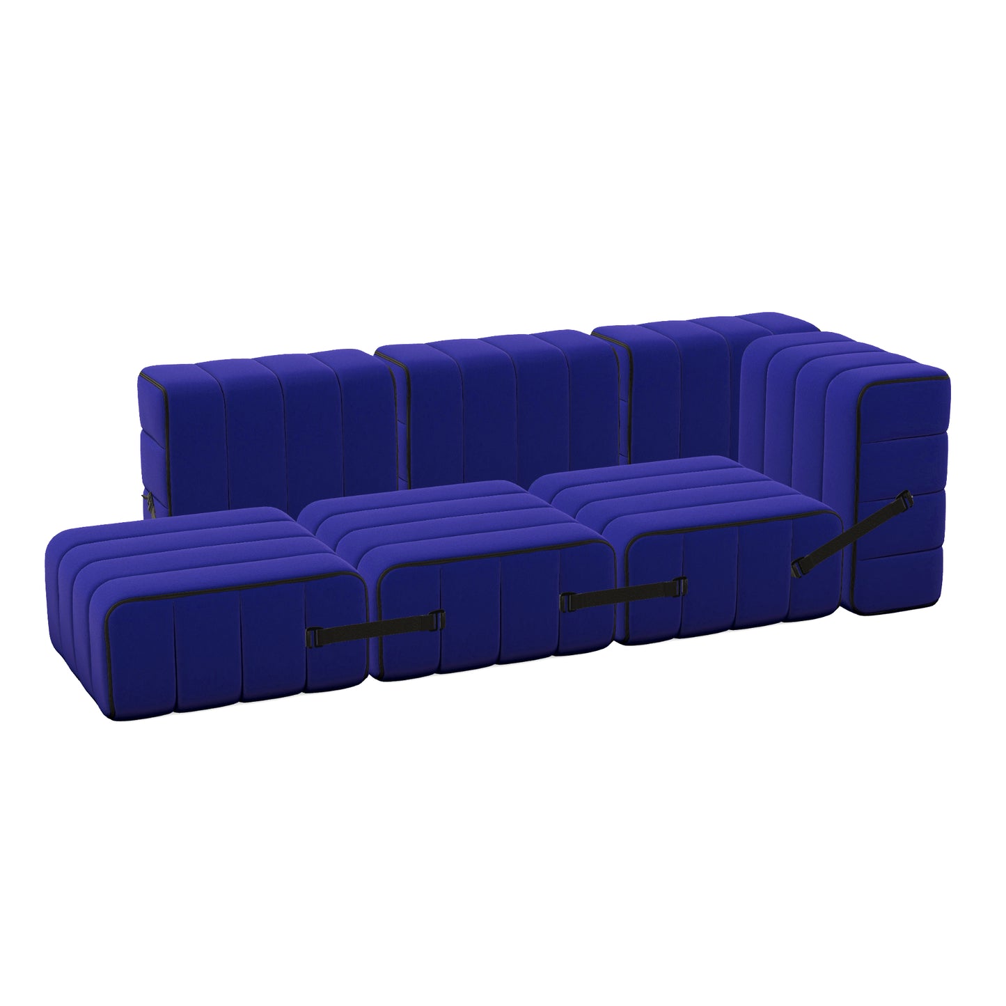 CURT 7 Sofamodule | Jet Blau
