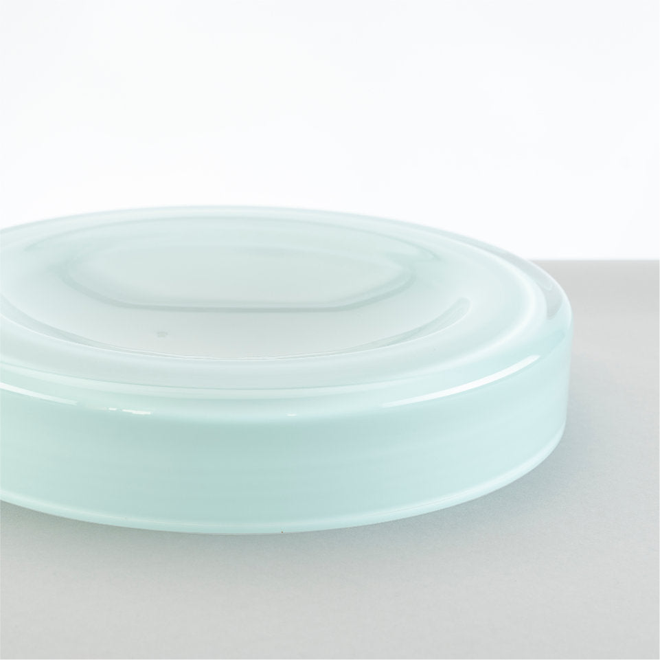 WET BOWL BIG Glasschale | Seladon