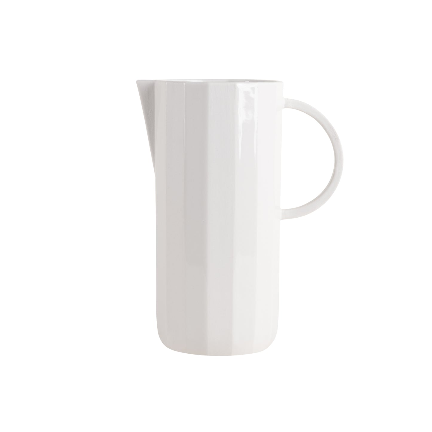 FACET Karaffe | Porzellan Cotton Weiss