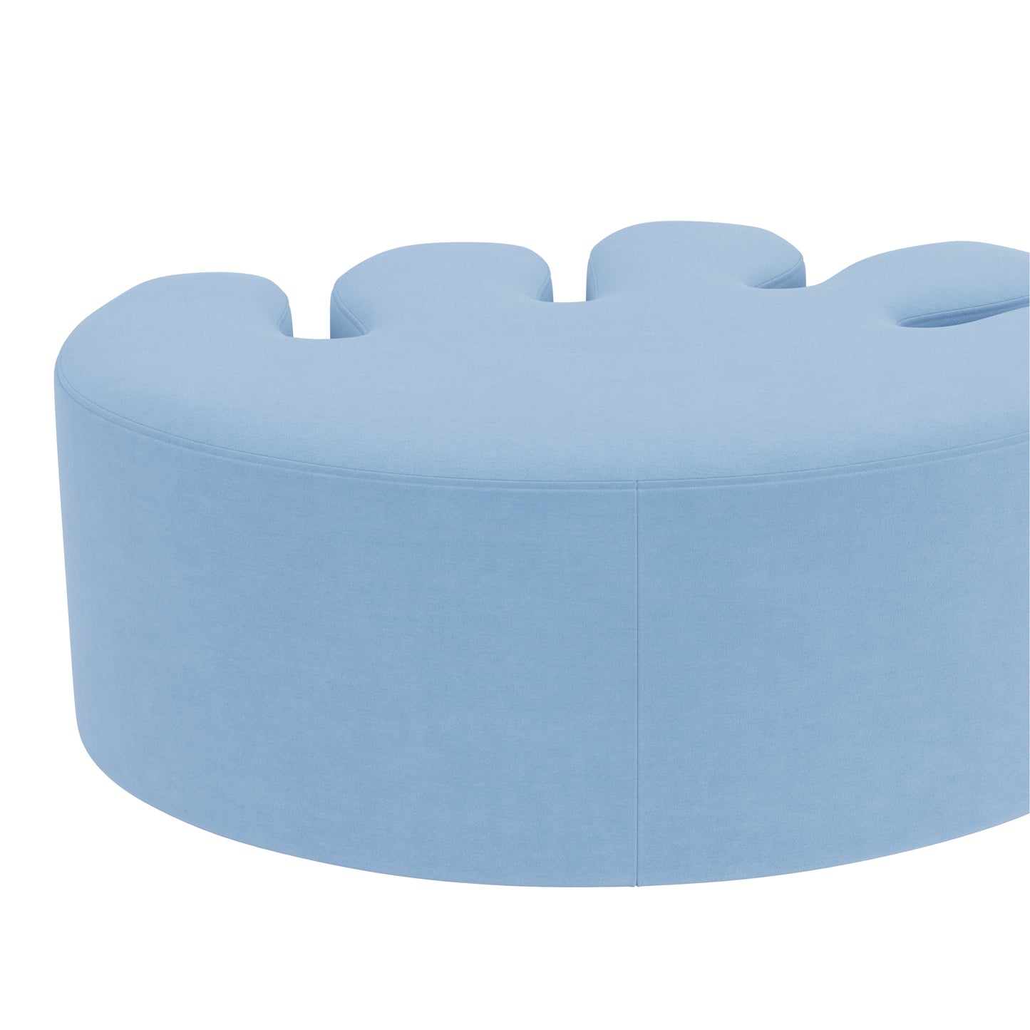 PALMA Pouf Large | Gentle Hellblau