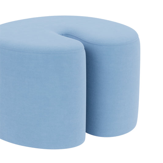 PALMA Pouf Small | Gentle Hellblau