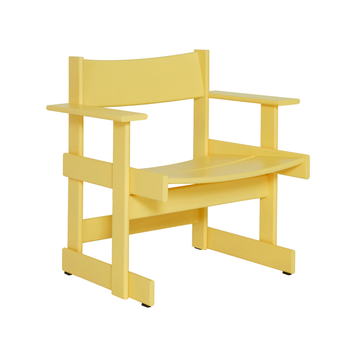 BULLNOSE Lounge Chair | Buche Gelb