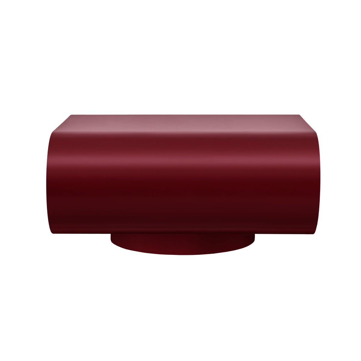 STUMP Couchtisch | Weinrot