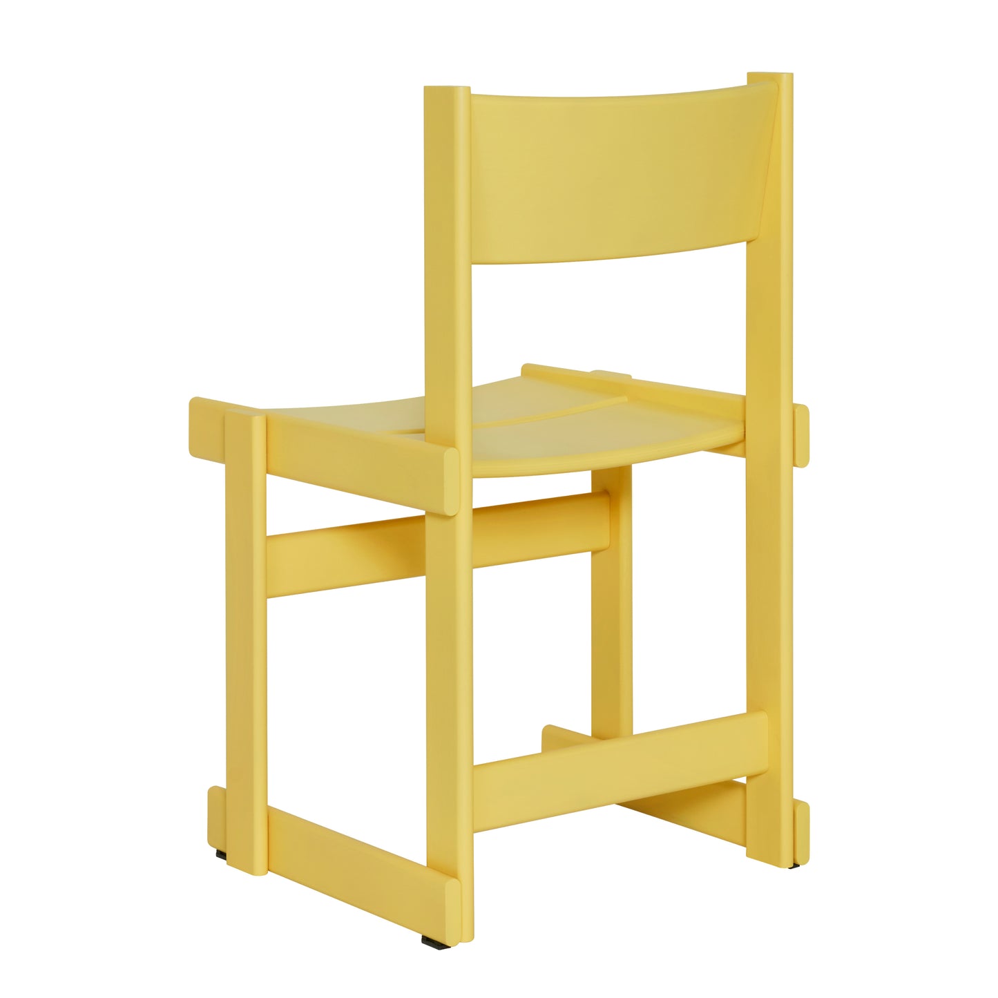 BULLNOSE Stuhl | Buche Stained Gelb
