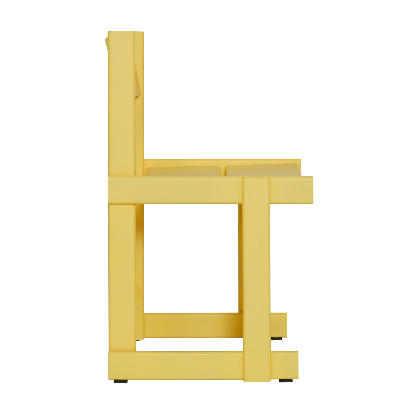 BULLNOSE Stuhl | Buche Stained Gelb