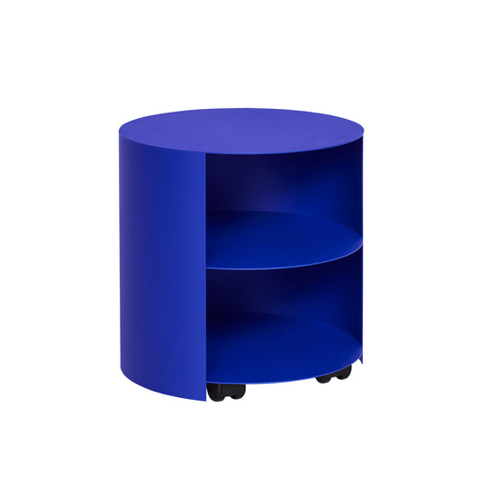 HIDE Beistelltisch Small | Stahl Ultramarin Blau
