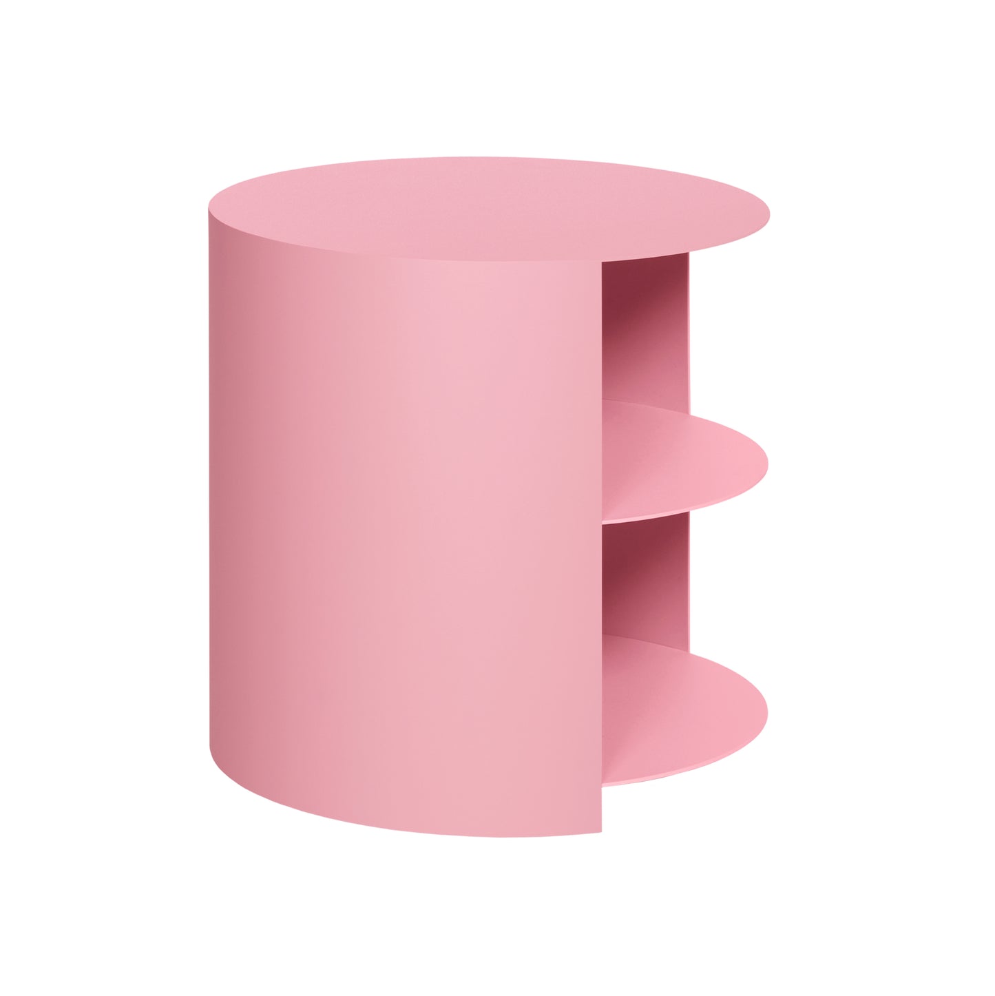 HIDE Beistelltisch Small | Stahl Light Rosa