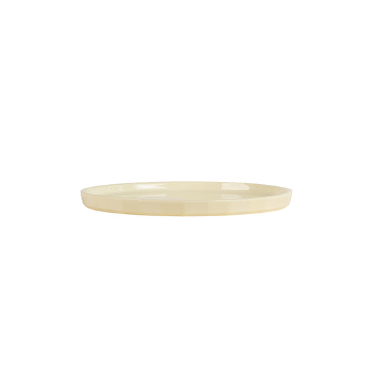 FACET Teller | Porzellan Lemon Gelb