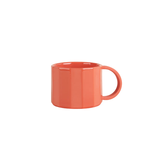 FACET Tasse | Porzellan Poppy Rot