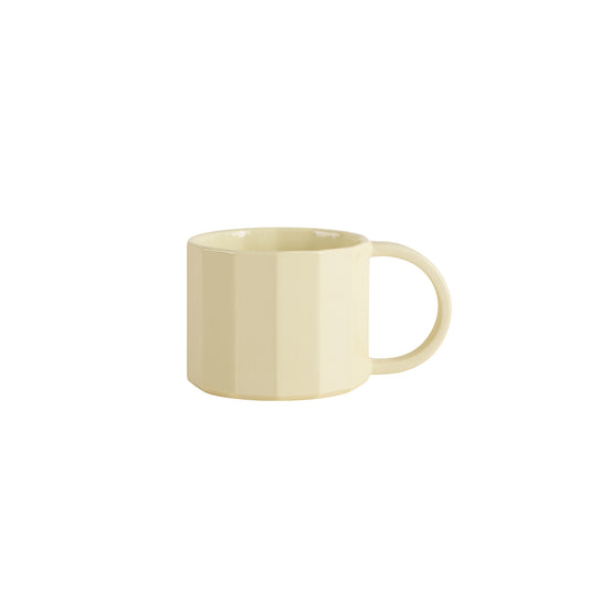 FACET Tasse | Porzellan Lemon Gelb