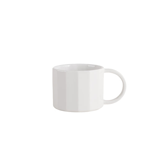 FACET Tasse | Porzellan Cotton Weiss