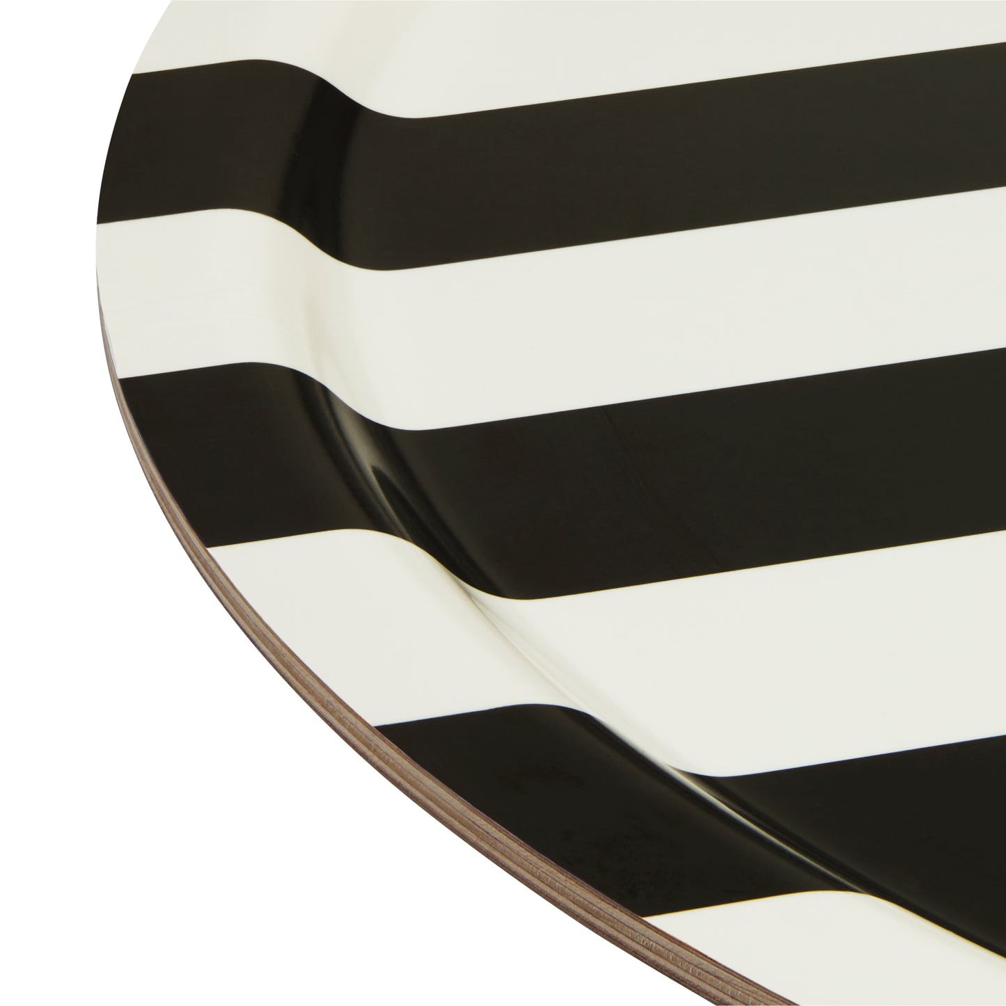 STRIPE Tableau Large | Buche Creme + Schwarz