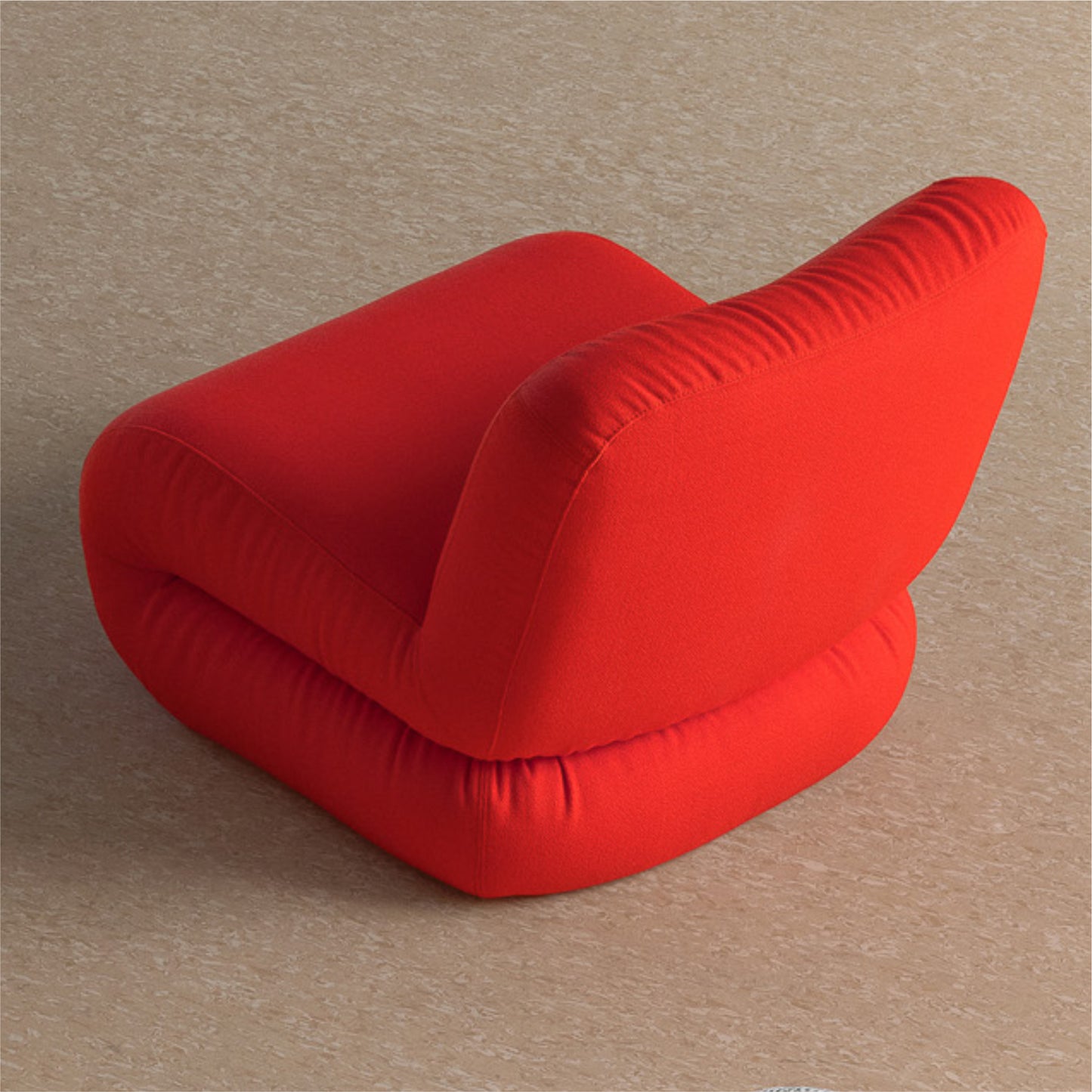 BAU Sofamodul Sessel Straight | Rot